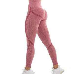 Heather Red Leggings